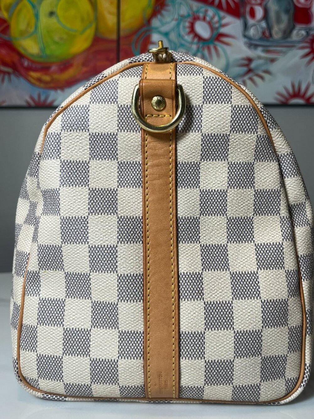 Louis Vuitton Speedy 30 Damier Azur w/ Lock Keys & Original Dust Bag - Picture 5 of 16